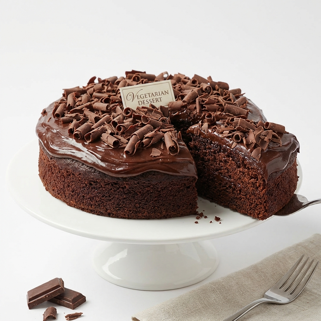 Eggless Chocolate Cake
